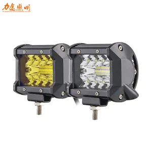 60w waterproof IP68 car outdoor auto light bar small led work lights for driving lamp offroad boat car tractor truck 12V 24V