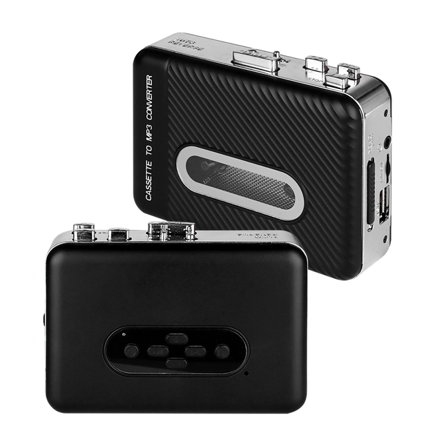 Factory Wholesale Audio Stereo Portable Cassette Recorder Player Auto Reverse Tape MP3 Converter Via USB Flash Disk