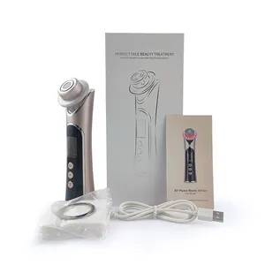 New Version Beauty EMS Portable Handset Skincare Anti-Wrinkle Lifting Facial Massager EMS Infrared Led Light Beauty Device