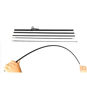 Drapeau publicitaire extérieur en polyester avec logo personnalisé, simple face, pour la promotion de maisons à vendre, kit complet - Product Image 4
