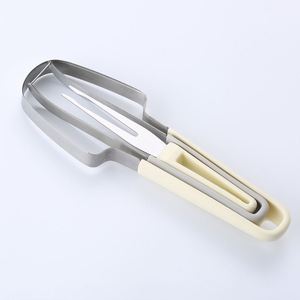Outil de découpe 3-en-1 personnalisé en gros, en acier inoxydable, pince à fruits et coupe-pastèque - Product Image 4