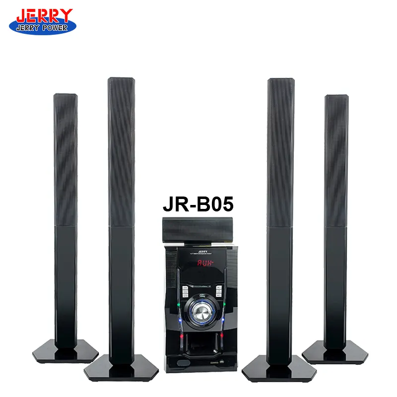 Bass Stereo Kayu Jerry 5.1 JR-B05 Sistem Speaker Suara Rumah Aktif Multimedia Hi-fi