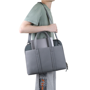 Sac à main pour homme, sac pour ordinateur portable, sac de bureau, grande capacité, sac pour documents de travail avec poignée supérieure et bandoulière - Product Image 6