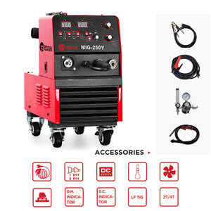 EDON SMART <span class=keywords><strong>MIG</strong></span>/MMA-<span class=keywords><strong>200</strong></span> 250 15KG SOUDEUSE <span class=keywords><strong>MIG</strong></span> MACHINE À SOUDER À INVERSION AU GAZ CO2 ALIMENTATEUR DE FIL - Product Image 4