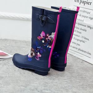 Botas <span class=keywords><strong>de</strong></span> Lluvia <span class=keywords><strong>de</strong></span> Moda al por Mayor, Personalizadas, Unisex, para Mujer, hasta la Rodilla, con Suela Plana, para <span class=keywords><strong>Pesca</strong></span> al Aire Libre, Impermeables, <span class=keywords><strong>de</strong></span> Goma - Product Image 5