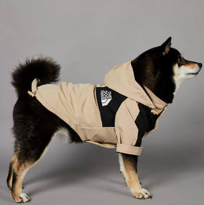 Impermeable para Perros Color Caqui, a la Moda, Resistente al Viento y a la Lluvia, Estilo Nuevo Tipo "<span class=keywords><strong>North</strong></span> <span class=keywords><strong>Face</strong></span>", Chaqueta para Perros Grandes - Product Image 3