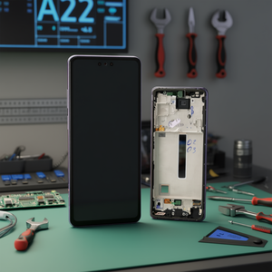 Pantalla táctil LCD violeta original para <span class=keywords><strong>Samsung</strong></span> <span class=keywords><strong>Galaxy</strong></span> A52 4G A525F A52 5G A526B con marco - Product Image 3