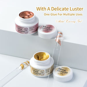 Gel métallique Vinimay pour ongles OEM ODM Or Argent <span class=keywords><strong>Champagne</strong></span> Perle Blanche Effet de texture Sculpture métallique Gel pour nail art - Product Image 5