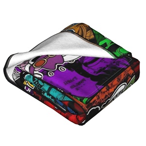 Manta súper suave de <span class=keywords><strong>manga</strong></span> de anime de una pieza, manta de cama ligera de lana de franela Premium, mantas súper acogedoras - Product Image 3