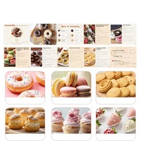 Boîtes de boulangerie roses en gros avec fenêtre transparente, boîtes à dessert personnalisées multi-tailles de qualité alimentaire pour beignets et pâtisseries