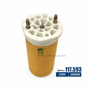 Laiyuan 230v ferramentas de ar quente elemento de substituição de calor 2kw 117.593 aquecedor de cerâmica com núcleo de pistola de ar quente