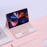 Touchpad ile Lenovo Tab M10 artı 10.6 3rd Gen koruyucu deri Tablet kılıfı için kablosuz klavye