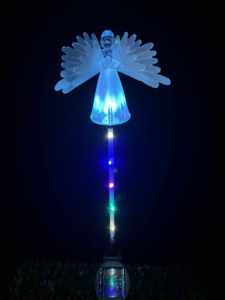 Lampe solaire extérieure multicolore en forme d'<span class=keywords><strong>ange</strong></span>, étanche IP65, légère, à fibres optiques LED, éclairage <span class=keywords><strong>de</strong></span> jardin et <span class=keywords><strong>de</strong></span> pelouse, CRI élevé, garantie 1 an - Product Image 5
