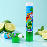 Tubos Cilíndricos Inclinados de Aluminio y Plástico Personalizados, Tapa de Rosca, Diámetro 12.7-35mm, Ecológicos, Impresión UV, Color Personalizado, Serigrafía