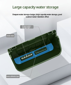Verdissement vertical tridimensionnel intérieur-extérieur en plastique murs de plantes vivantes enclos creux sol pot de fleurs conteneurs jardin - Product Image 6