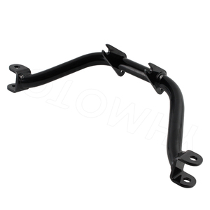 Support de repose-pieds YHMOTO pour Simson S51 S70 Enduro, plaques d'ancrage noires soudées à 180 degrés - Product Image 3