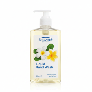 Savon liquide pour les mains et savon de toilette AquaVera 500ml-Formule chimique antiseptique-Parfum de fleurs de printemps - Product Image 2