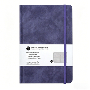 Carnet A5 à couverture rigide en cuir PU de qualité supérieure, avec bande élastique, design doublé personnalisé, excellent rapport qualité-prix – Offre spéciale - Product Image 1