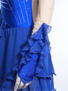 Trajes de Danza Lírica para Mujer, Body de Patinaje Artístico, Vestido de Chiffon para Gimnasia y Danza Latina - Product Image 5