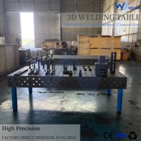 Table de soudage modulaire multi-trous 3D D16 D28, nitridée, flexible, plateforme de soudage perforée sur mesure, certifiée CE