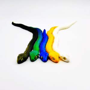 Juguete de Plástico Impreso Personalizado, Mini Serpiente 3D, Animal Congelado, con Bisagras, para Niños y Niñas de 7 a 12 Años, Escala 1/12, Modelo de Juguete - Product Image 5
