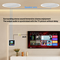 86N android11 ses kontrolü TUYA akıllı ev sineması 4 inç dokunmatik ekran müzik paneli ses WIFI bluetooth ses in duvar amplifikatör
