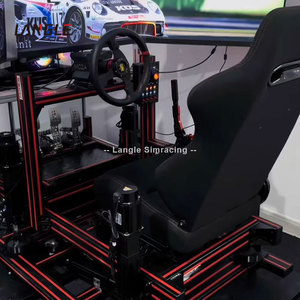 Simulador De Vuelo Cabina <span class=keywords><strong>Sillon</strong></span> De Juegos Vibratorio Chasis 6DOF Simulador Kit Coche Simulación Realidad Aumentada Modelo De Entrenamiento - Product Image 1