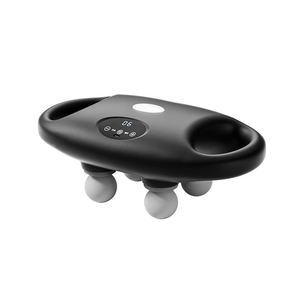 Nuevo masajeador eléctrico de pistola de Fascia de cuatro cabezales con función de vibración para masaje de producto de regalo corporal - Product Image 6