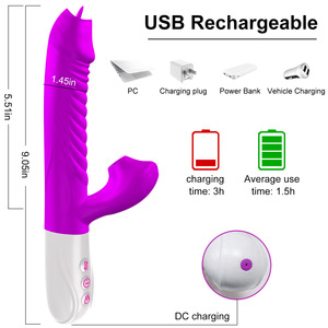 Prodotto adulto moda vibratore 3 in 1 aspirante stimolazione clitoride coniglio vibratore G Spot vibratori per la masturbazione femminile - Product Image 5