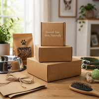 Boîte d'expédition pour lampe chauffante en carton ondulé résistant à la chaleur pour ampoule UV de reptile, fragile, avec gaufrage et pelliculage mat