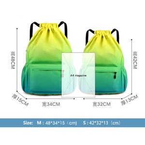Large Capacity Waterproof Nylon <b>Drawstring</b> <b>Backpack</b> Bag Custom Outdoor Travel Sport Basketball <b>Backpacks</b> - Product Image 2
