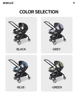 Sistema de Viaje para Bebés BEBELUX: Cochecito y Silla de Auto 2 en 1 Plegable para Bebés y Niños Pequeños - Product Image 3