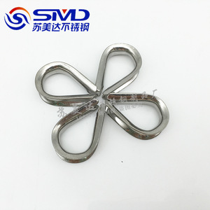 Anillo de Acero Inoxidable 304 para Cables de 2 a 24 mm, Tipo Tubo Triangular - Product Image 2