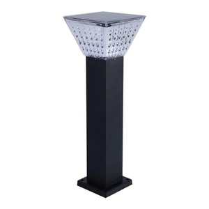 SENZHAO ไฟสนามหญ้า LED 5W โคมแก้วสีขาวนวล โคมไฟสนามอลูมิเนียมทรงเสา ทนน้ำ IP65 - Product Image 1