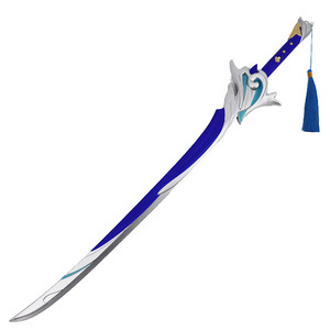 Genshin Impact <span class=keywords><strong>Kamisato</strong></span> <span class=keywords><strong>Ayato</strong></span> Arma Espadas Niños Fiesta Juego Seguridad PU Anime Cool Cosplay Espadas de juguete para la venta - Product Image 1