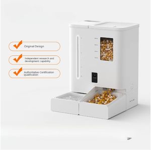 Mangeoire automatique 2 en 1 Smart <span class=keywords><strong>Cat</strong></span> Fontaine d'eau et de nourriture pour animaux de compagnie avec contrôle APP Wifi et caméra - Product Image 1