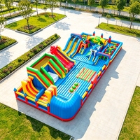Aire de jeux gonflable pour enfants avec balles, design Stitch, grand centre de jeux mobile pour tout-petits, aire de jeux gonflable