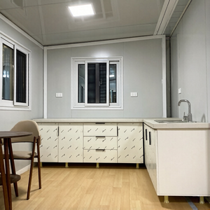 <span class=keywords><strong>Maison</strong></span> conteneur préfabriquée personnalisée 10 pieds, 20 pieds, 40 pieds, extensible, cuisine intégrée, <span class=keywords><strong>maison</strong></span> modulaire préfabriquée en acier léger, maisons mobiles, abri de jardin - Product Image 6