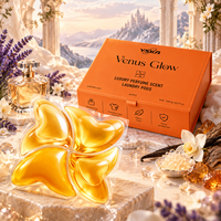 Lessive en dosettes parfumée de luxe, senteur florale dorée éclatante, longue durée, pour cadeaux et lavage quotidien
