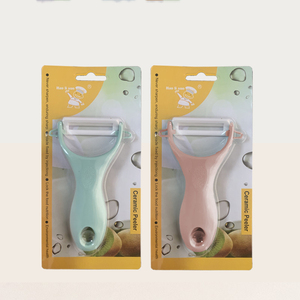 Nhà bếp hiện đại Hướng dẫn sử dụng rau & trái cây gốm <span class=keywords><strong>Peeler</strong></span> với lưỡi sắc nét không dính & dễ dàng làm sạch - Product Image 4