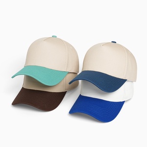 <span class=keywords><strong>Gorra</strong></span> <span class=keywords><strong>Trucker</strong></span> de 5 Paneles con Logotipo Bordado Personalizado, Combinación de Colores, Algodón Puro, Parte Superior Rígida, Deportiva, Unisex - Product Image 1