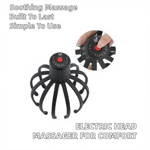 เครื่องนวดศีรษะไร้สาย Yikang YK-1806 OEM ODM แบบชิอัตสึ 3 มิติ สำหรับบรรเทาความเครียด ผ่อนคลาย ใช้ในบ้าน ขายดีในกวางตุ้ง - Product Image 2