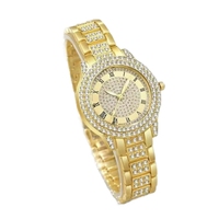 Montre pour femme, charme tendance, diamants incrustés, montre de sport décontractée à quartz