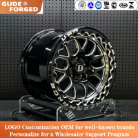 Rines de Aleación Forjados GUDE Ventura Beadlock de 17-22 Pulgadas 5x120 5x114.3 para Honda Civic Type R, Toyota Corolla GR, Hyundai Elantra N