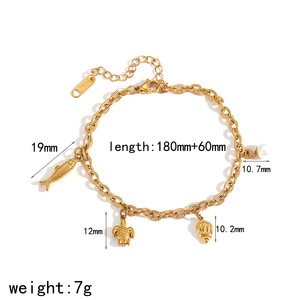ชุดสร้อยคอรูปปลาดาวและเปลือกหอย ทำจากสแตนเลส ชุบทอง 18K สำหรับผู้หญิง เหมาะสำหรับงานปาร์ตี้ เครื่องประดับแฟชั่น - Product Image 4