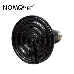 Lámpara de calor de cerámica infrarroja NOMOYPET, Bombilla de calor de reptil negro, calentador de mascotas sin emisor de luz para gallinero, lagarto, criador - Product Image 4