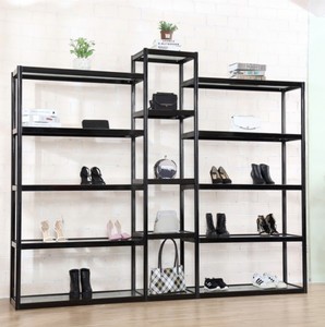 Étagère de présentation métallique moderne et personnalisable, écologique, pour supermarché, magasin de chaussures, rangement de sacs à fermeture éclair et sacs à main - Product Image 5
