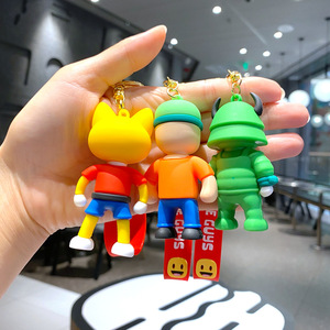 Nouveau produit d'exportation spécial Xinshu Silicone <span class=keywords><strong>Stumble</strong></span> <span class=keywords><strong>Guys</strong></span> Keychain Bumpy Keychain pour hommes et femmes sac pendentif - Product Image 3