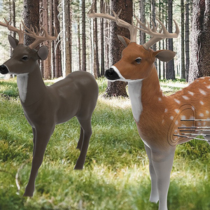 2025 personalizado 3D al aire libre tiro con arco práctica objetivos reemplazables Bullspines ciervos campo simulación animales objetivos - Product Image 4