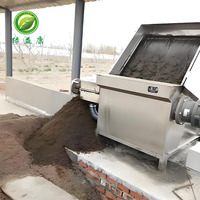 Machine de déshydratation du fumier du bétail, équipement agricole, pompe à moteur, roulement, écran incliné, séparateur solide-liquide, longue durée de vie